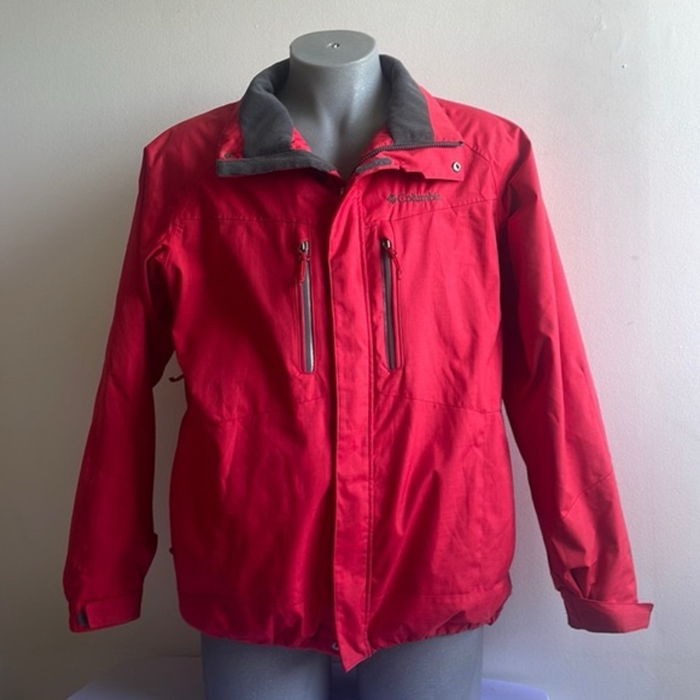Red Columbia Winter Coat Large